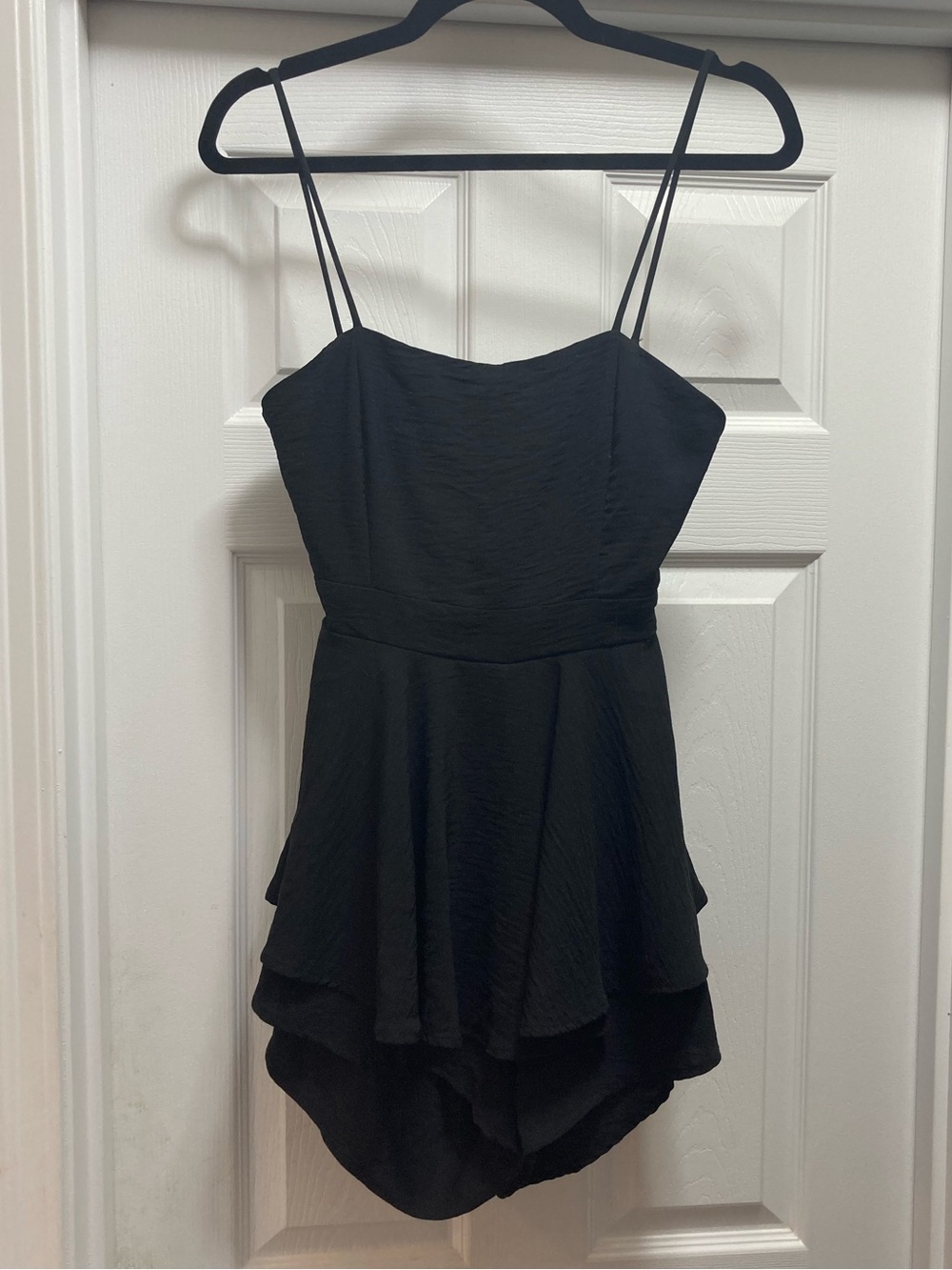 LOVELY DAY Tied Back Skater Skort Romper - Size Small